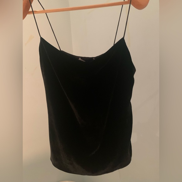 NWT Alice + Olivia velvet Harmon camisole top - Picture 2 of 3